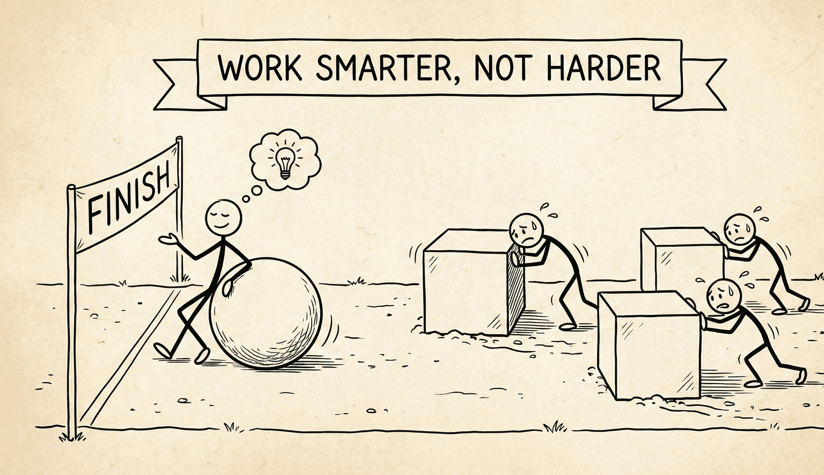 Stop Working Harder. A Quick Guide to Working Smarter.