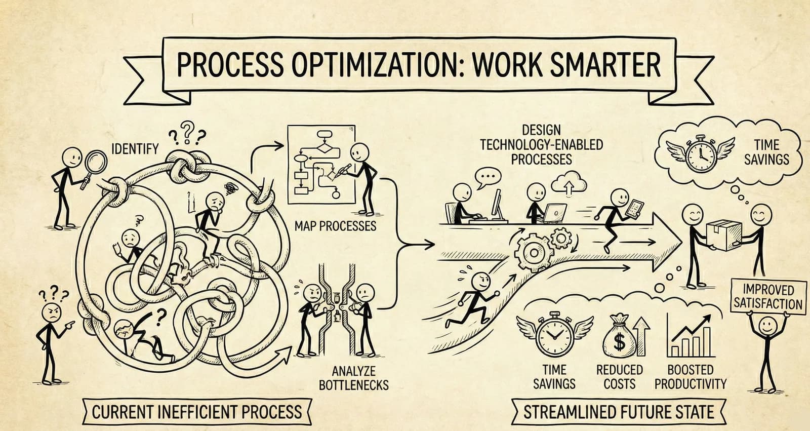 Mejore la eficiencia de su negocio: El poder de la optimización de procesos