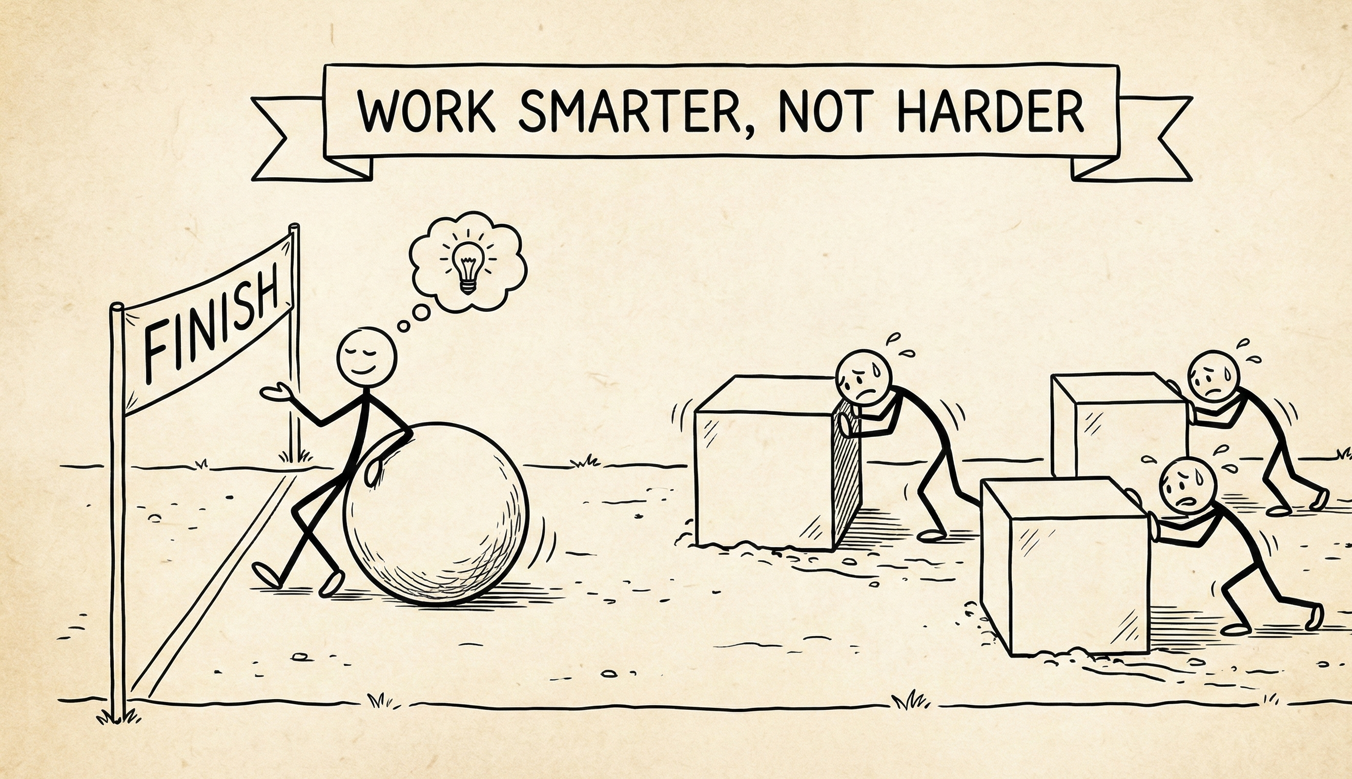Stop Working Harder. A Quick Guide to Working Smarter.